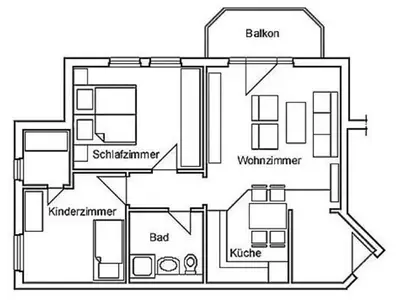 Ferienwohnung für 4 Personen (63 m²) in Ostseebad Wustrow 6/10