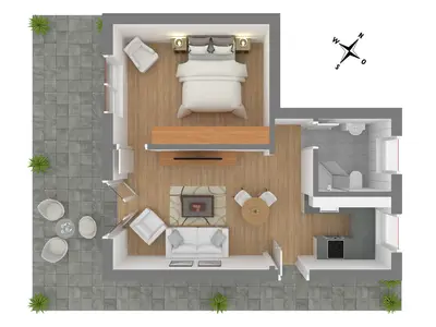 Ferienwohnung für 2 Personen (50 m²) in Wustrow (Ostseebad) 6/10