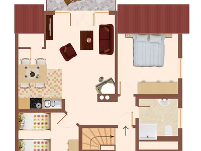 Ferienwohnung für 4 Personen (55 m²) in Ostseebad Wustrow 6/10