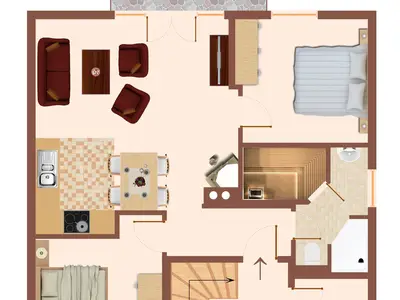 Ferienwohnung für 4 Personen (65 m²) in Ostseebad Wustrow 8/10