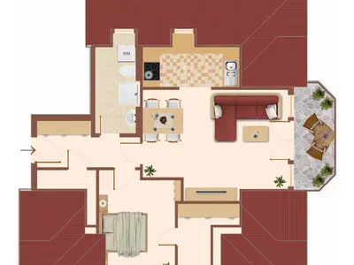 Ferienwohnung für 3 Personen (54 m²) in Ostseebad Wustrow 6/10