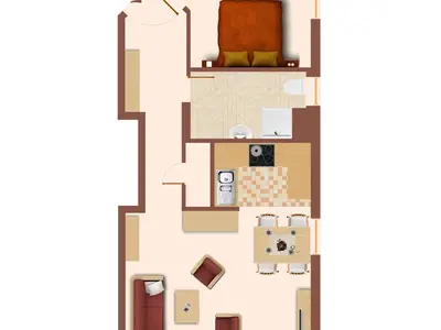 Ferienwohnung für 4 Personen (54 m²) in Ostseebad Wustrow 7/10