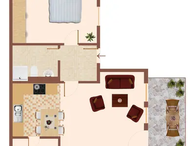 Ferienwohnung für 4 Personen (54 m²) in Ostseebad Wustrow 7/10