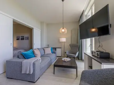 Ferienwohnung Strandlilie Ostseebad Wustrow mit gemütlicher Fernsehecke