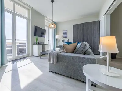 Ferienwohnung Windröschen mit gemütlichen Sitzsofa