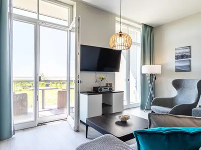 Ferienwohnung Windröschen Wohnbereich zum entspannen