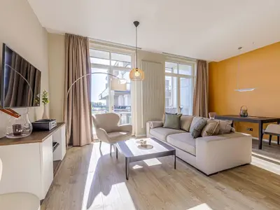 Ferienwohnung Seeschwalbe Ostseebad Wustrow mit gemütlichem Wohnzimmer