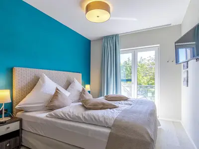 Ferienwohnung Kroonkieker Ostseebad Wustrow ZweiWasser Alte Seefahrtschule Schlafzimmer