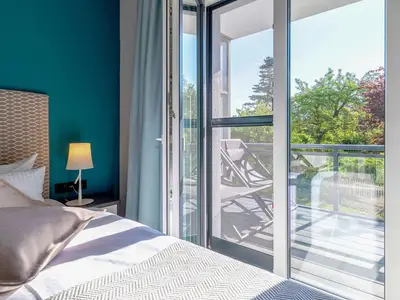 Ferienwohnung Kroonkieker Ostseebad Wustrow ZweiWasser Alte Seefahrtschule Schlafzimmer