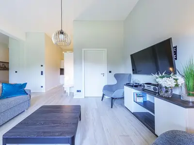 Ferienwohnung Sünnkieker Ostseebad Wustrow ZweiWasser Alte Seefahrtschule Wohnzimmer