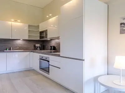 Ferienwohnung Sünnkieker Ostseebad Wustrow ZweiWasser Alte Seefahrtschule Küche