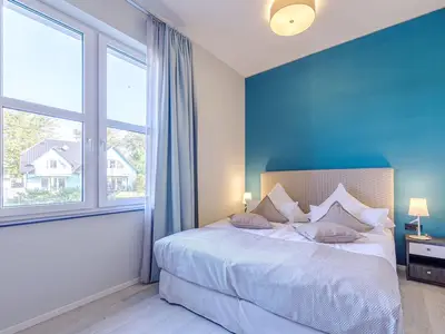 Ferienwohnung Sünnkieker Ostseebad Wustrow ZweiWasser Alte Seefahrtschule Schlafzimmer