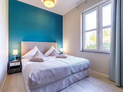 Ferienwohnung Sünnkieker Ostseebad Wustrow ZweiWasser Alte Seefahrtschule Schlafzimmer