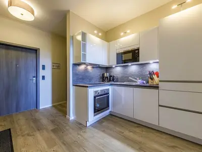 Ferienwohnung Gänseblümchen Wustrow Küche