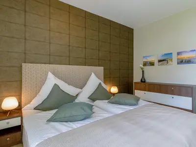 Ferienwohnung Gänseblümchen Wustrow Schlafzimmer