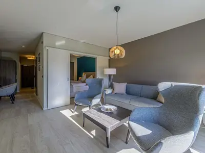 Ferienwohnung Achterndieck Ostseebad Wustrow ZweiWasser Alte Seefahrtschule Wohnzimmer