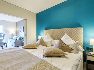 Ferienwohnung Dünenkieker Ostseebad Wustrow ZweiWasser Alte Seefahrtschule Schlafzimmer