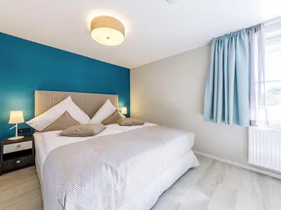 Ferienwohnung Strandräuber Ostseebad Wustrow ZweiWasser Alte Seefahrtschule Schlafzimmer