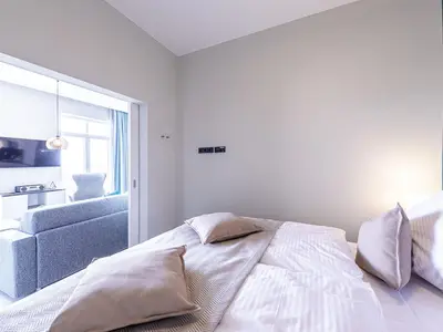Ferienwohnung Ostseeperle Ostseebad Wustrow ZweiWasser Alte Seefahrtschule Schlafzimmer
