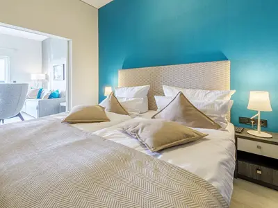 Ferienwohnung Störtebeker Suite Ostseebad Wustrow ZweiWasser Alte Seefahrtschule Schlafzimmer