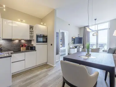 Ferienwohnung Kleine Welle Ostseebad Wustrow mit moderner Küche