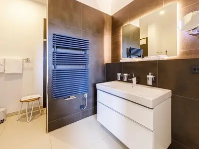 Ferienwohnung Kleine Welle Ostseebad Wustrow Bad mit Dusche