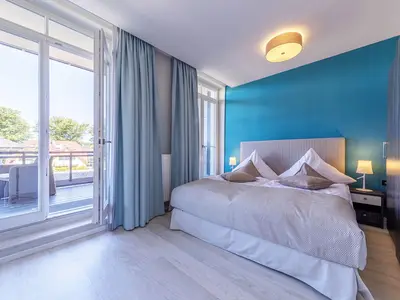 Ferienwohnung Backboard Ostseebad Wustrow ZweiWasser Alte Seefahrtschule Schlafzimmer