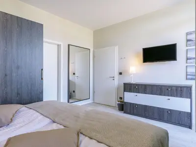 Ferienwohnung Backboard Ostseebad Wustrow ZweiWasser Alte Seefahrtschule Schlafzimmer