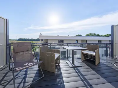 Ferienwohnung Ostseesonne Ostseebad Wustrow ZweiWasser Alte Seefahrtschule Balkon
