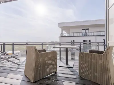 Ferienwohnung Piratensuite Ostseebad Wustrow ZweiWasser Alte Seefahrtschule Balkon