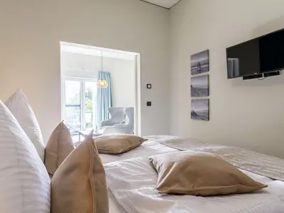 Ferienwohnung Vasco da Gama Suite Ostseebad Wustrow ZweiWasser Alte Seefahrtschule Schlafzimmer