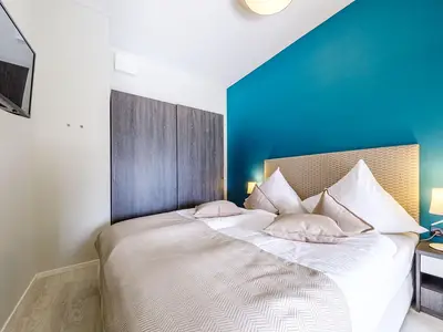 Ferienwohnung Vasco da Gama Suite Ostseebad Wustrow ZweiWasser Alte Seefahrtschule Schlafzimmer