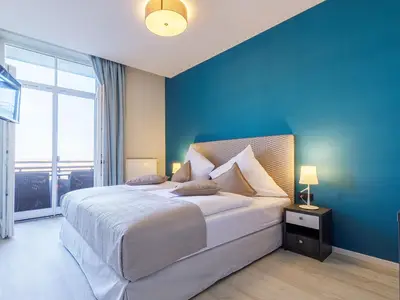 Ferienwohnung Welleneck Ostseebad Wustrow ZweiWasser Alte Seefahrtschule Schlafzimmer