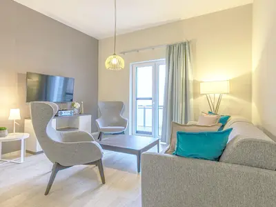 Ferienwohnung Ostseeblick Ostseebad Wustrow ZweiWasser Alte Seefahrtschule Wohnzimmer