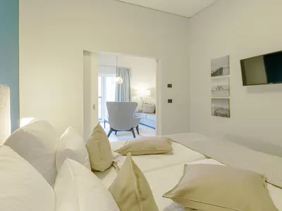 Ferienwohnung Ostseeblick Ostseebad Wustrow ZweiWasser Alte Seefahrtschule Schlafzimmer