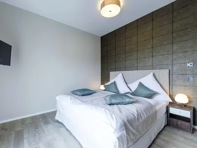 Ferienwohnung Störtebeker Suite Ostseebad Wustrow ZweiWasser Alte Seefahrtschule Schlafzimmer