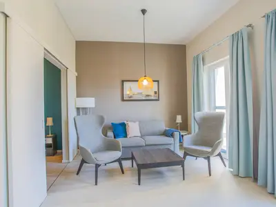 Ferienwohnung Marco Polo Ostseebad Wustrow ZweiWasser Alte Seefahrtschule Wohnzimmer