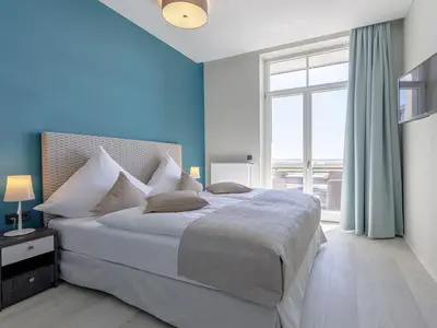 Ferienwohnung Wustrower Welle Ostseebad Wustrow ZweiWasser Alte Seefahrtschule Schlafzimmer