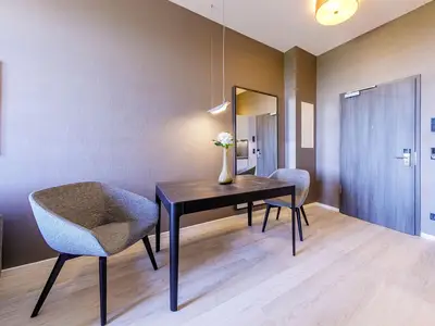 Ferienwohnung Ostseestern Ostseebad Wustrow ZweiWasser Alte Seefahrtschule Wohnzimmer