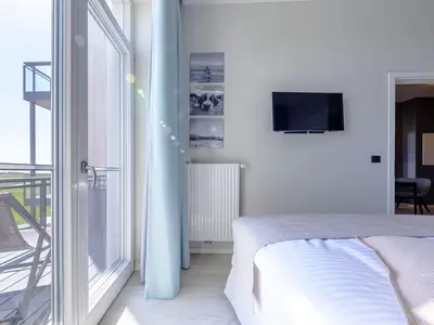 Ferienwohnung Ostseestern Ostseebad Wustrow ZweiWasser Alte Seefahrtschule Balkonzugang
