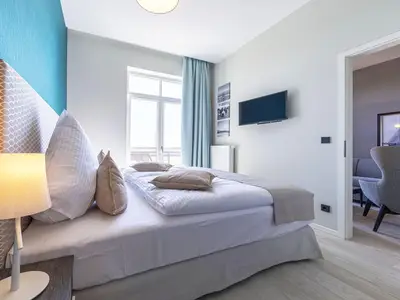 Ferienwohnung Ostseestern Ostseebad Wustrow ZweiWasser Alte Seefahrtschule Schlafzimmer