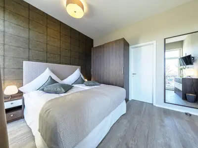 Ferienwohnung Ostseezeit Ostseebad Wustrow ZweiWasser Alte Seefahrtschule Schlafzimmer
