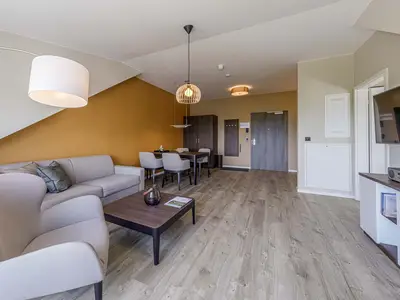 Ferienwohnung Seebadquartier Ostseebad Wustrow mit TV Multimedia Wand