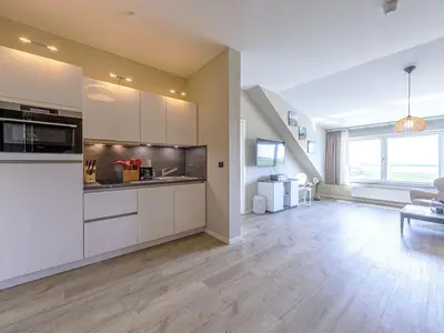 Ferienwohnung Seebadquartier Ostseebad Wustrow moderne Küchenzeile