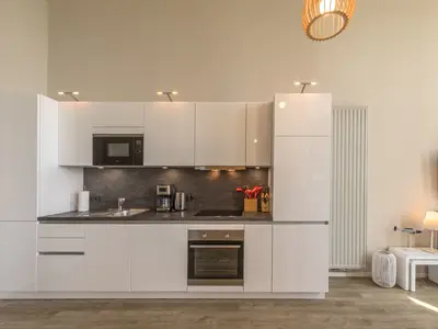 Ferienwohnung Mehr Meerblick Wustrow mit moderner Küche