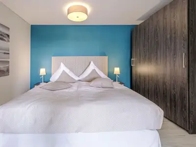 Ferienwohnung Ostseelounge Ostseebad Wustrow ZweiWasser Alte Seefahrtschule Schlafzimmer