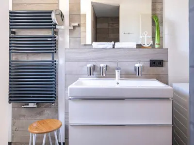 Ferienwohnung Seestern Wustrow modernes Bad
