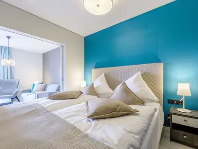 Ferienwohnung Boddenglück Ostseebad Wustrow ZweiWasser Alte Seefahrtschule Schlafzimmer
