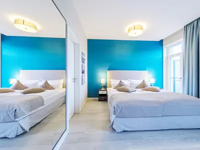 Ferienwohnung Boddenzeit Ostseebad Wustrow ZweiWasser Alte Seefahrtschule Schlafzimmer