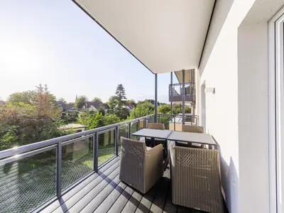 Ferienwohnung Seeräuber Ostseebad Wustrow Balkon